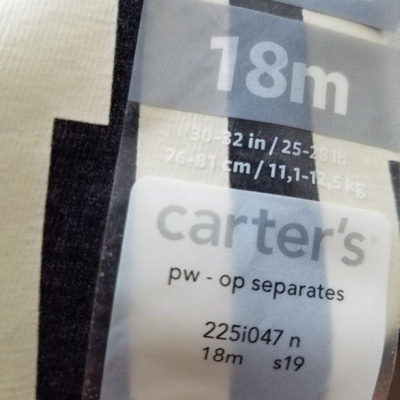 NWT Toddler Boy Carter's "Best Little Brother" Glow-in-the-Dark Graphic Tee, 18m - Picture 6 of 7